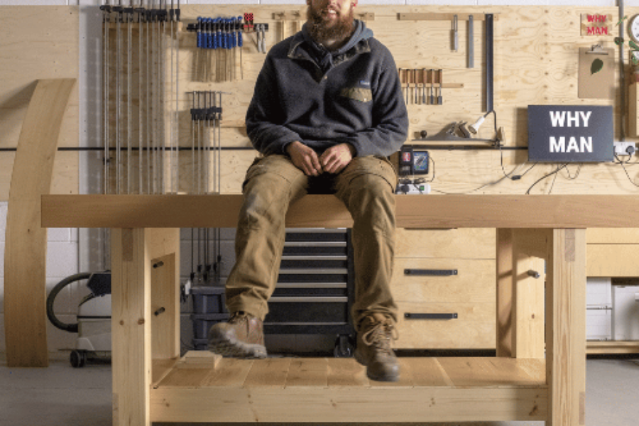 Woodwork bench in Bristol